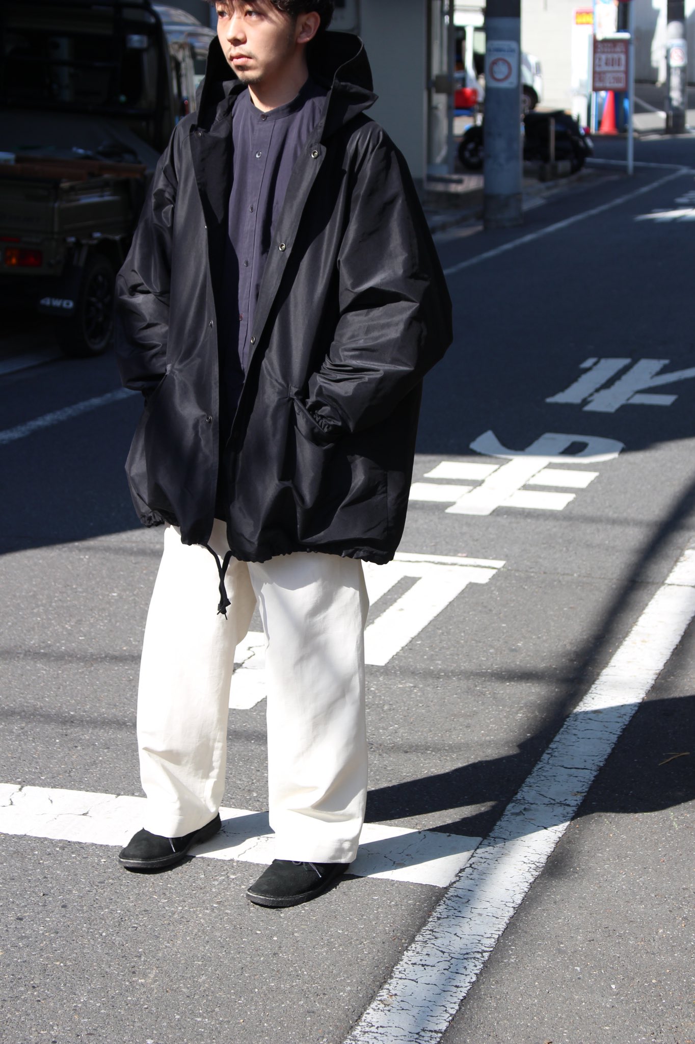 comoli コットンシルクフーデット 20aw size1DAI - モッズコート