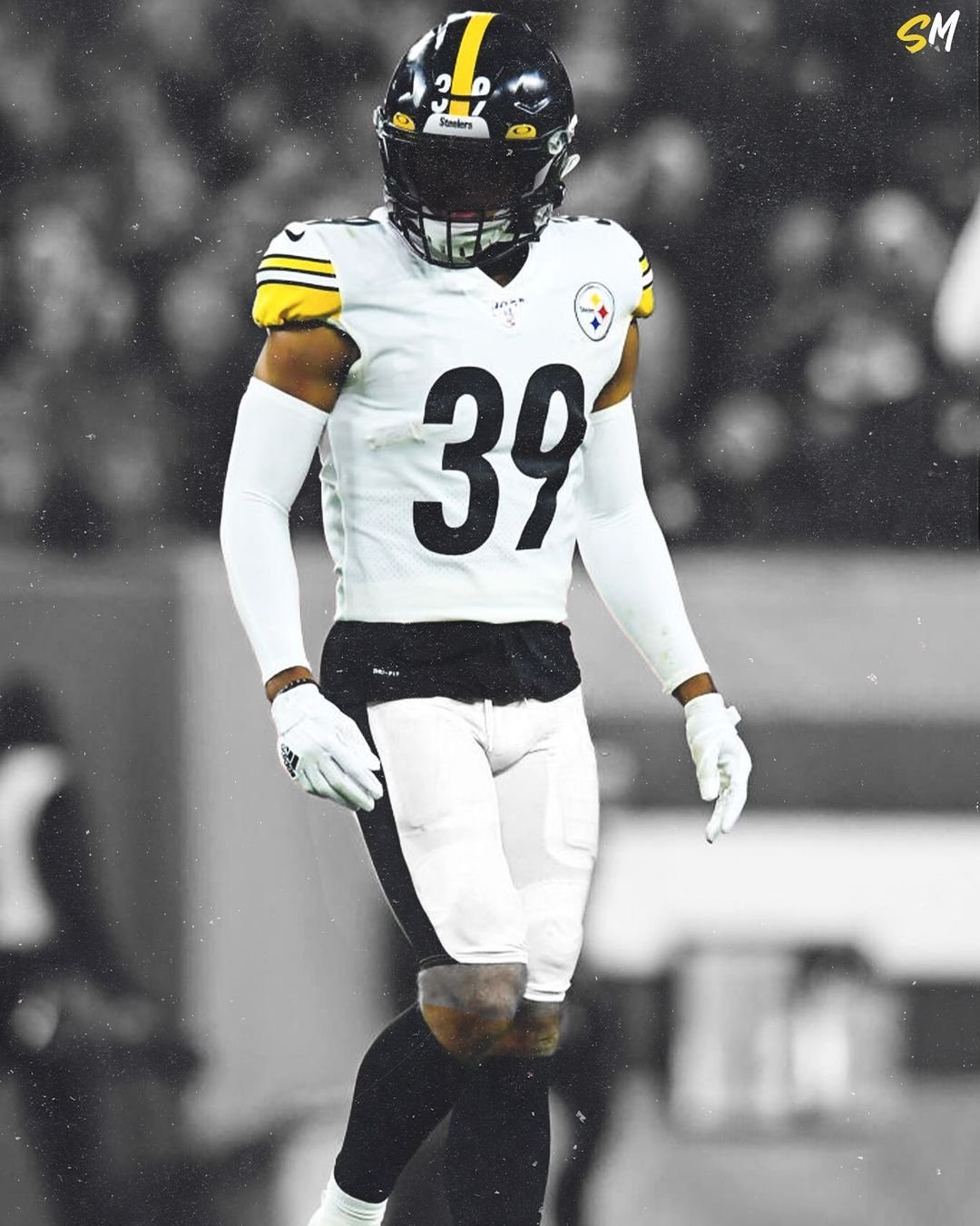 My take on the all-white uni : r/steelers