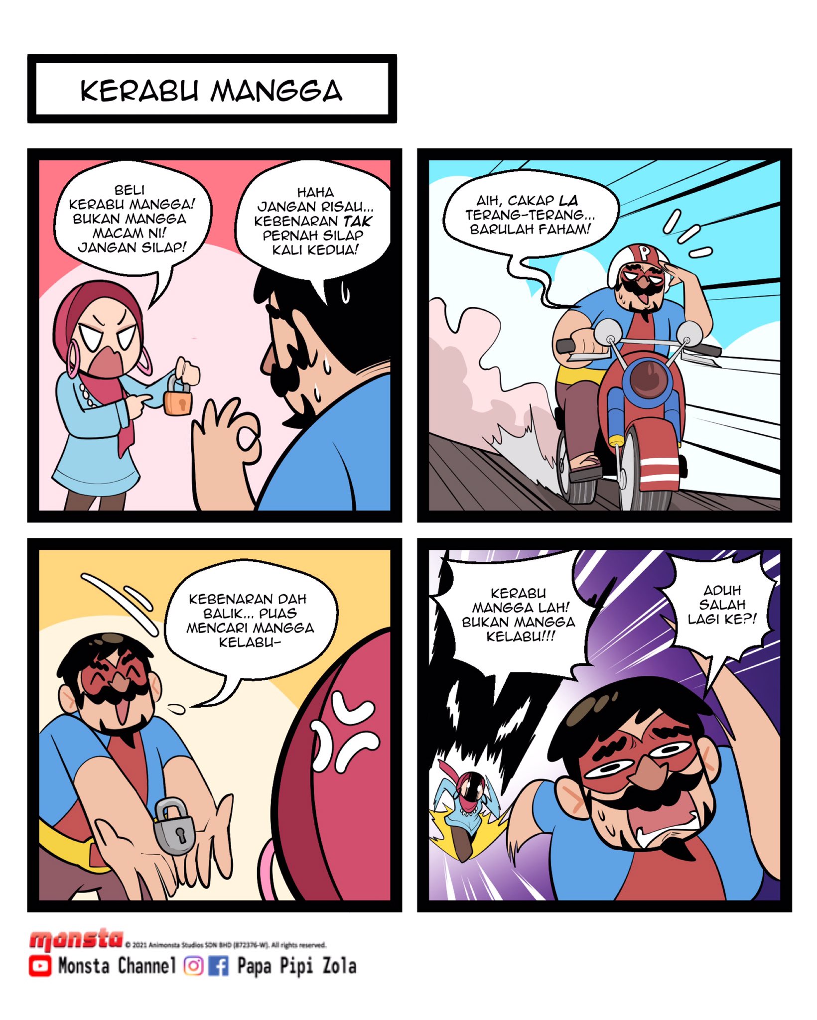 Papa Pipi on X: Kebenaran tak pernah silap kali kedua. Sebab dua dua kali  Kebenaran silap 😩 #PapaPipi #KomikPKP t.coxdEZ7DmZE6  X