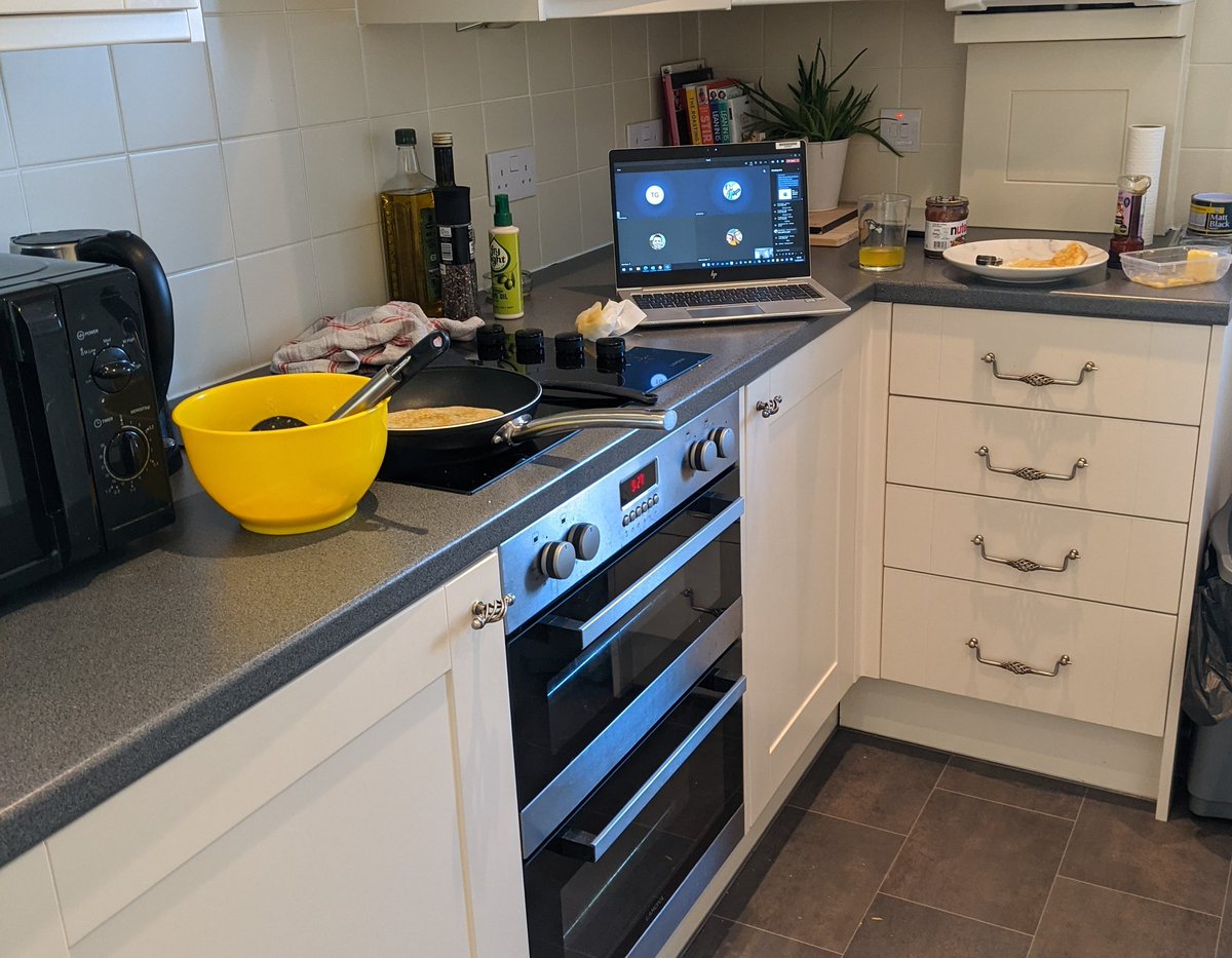 misssheffieldpe's tweet photo. Squad Cohen took on pancakes LIVE this morning ahead of pancake day - mixed results but lots of fun! Here are some of their attempts @BanffAcademyBXA #WeAreSquad https://t.co/d8Oq2f8OKu