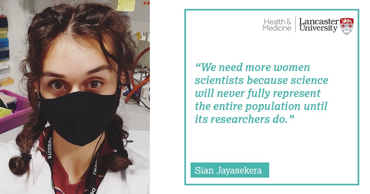 We need more women scientists because..."Science will never fully represent the entire population until its researchers do."- Sian  #February11  #WomenInScience