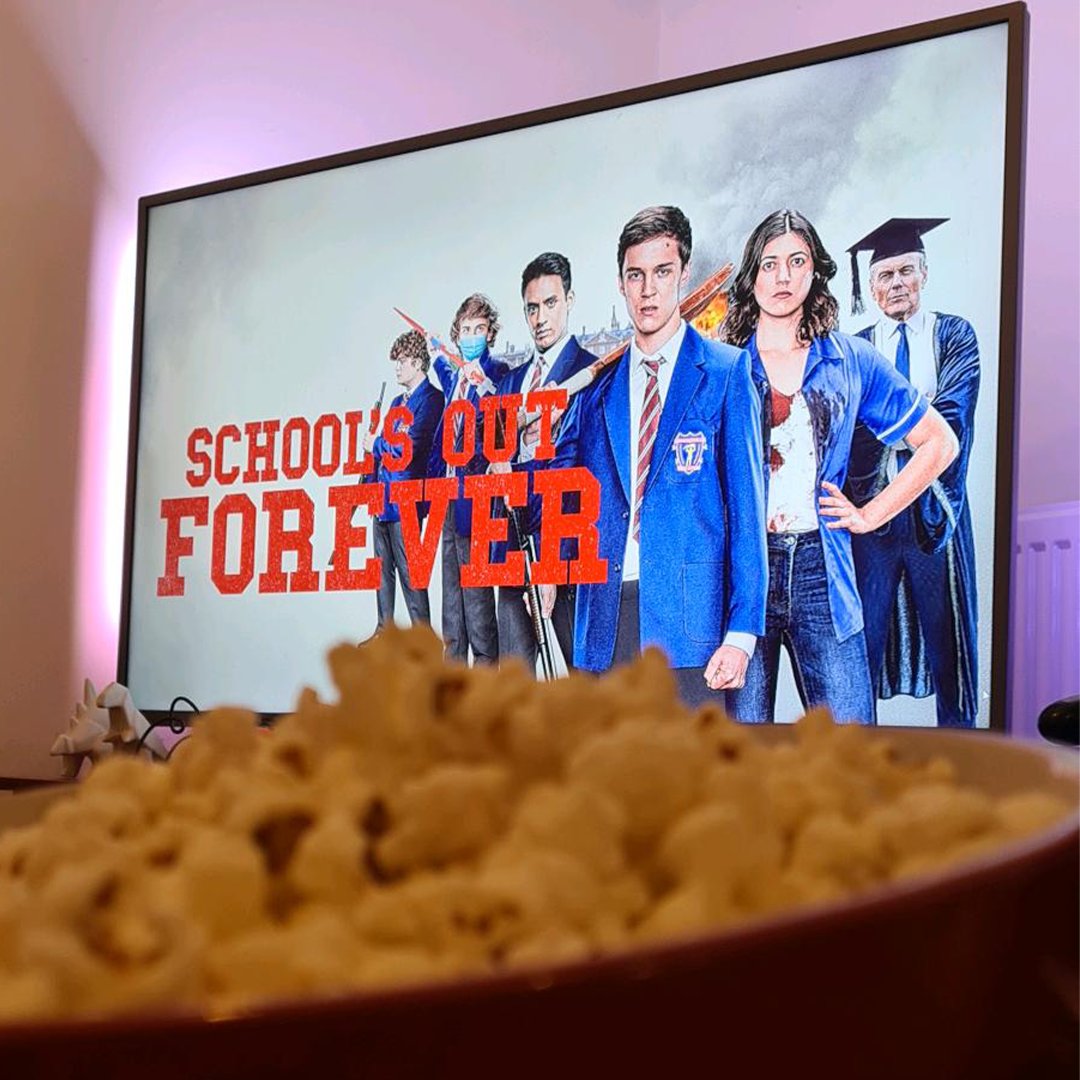 Last night <a href="/Rebellion/">Rebellion</a> staff got the chance to watch a special preview screening of ✨School's Out Forever✨ the first feature film from <a href="/RebellionFilmTV/">Rebellion Film Studios</a>!

It was absolutely brilliant, and you'll be able to see for yourself when the film is released digitally on 15th of Feb!