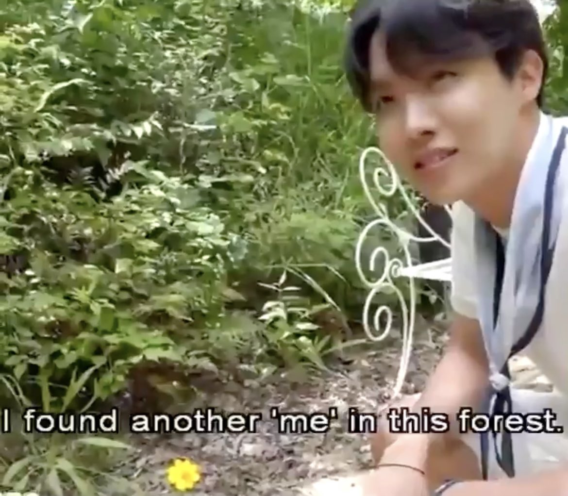 Hobi calling himself a flower YES IT IS A THREAD: