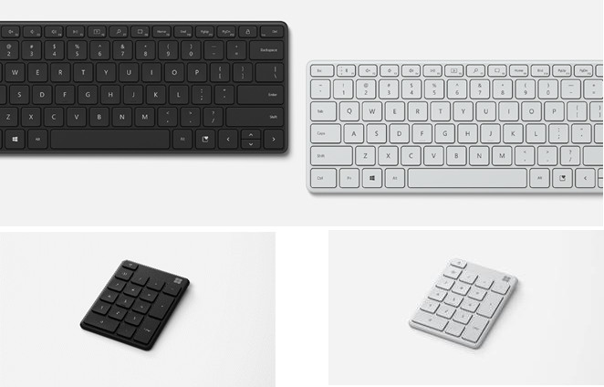 master4web's tweet image. Microsoft на этот раз переплюнули Apple - распилили клавиатуру на два комплекта.
Встречайте Microsoft Designer Compact Keyboard и Microsoft Number Pad. Доступны в цветах: ледниковый и матовый чёрный