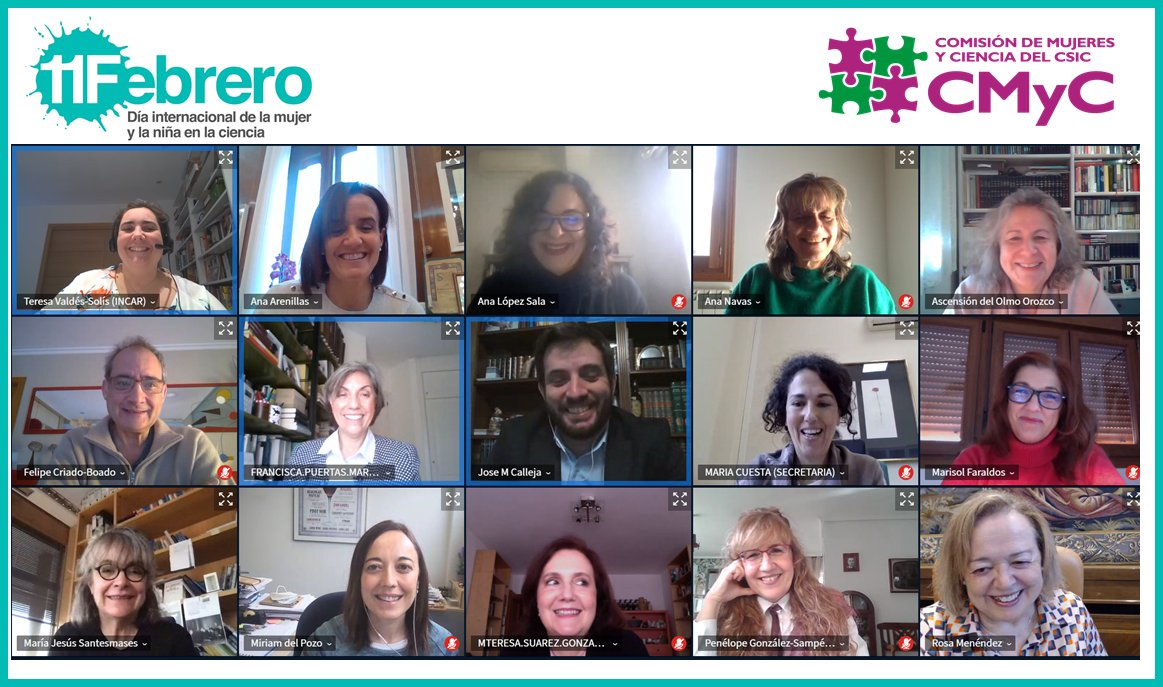 CMyC_CSIC's tweet photo. La Comisión Mujeres y Ciencia del @CSIC os desea un feliz Día de la Mujer y la Niña en la Ciencia @11defebrero. Nosotras seguimos trabajando, junto con la Unidad Delegada de Igualdad, para alcanzar la igualdad plena entre todo el personal del CSIC https://t.co/E11VKpaK8z