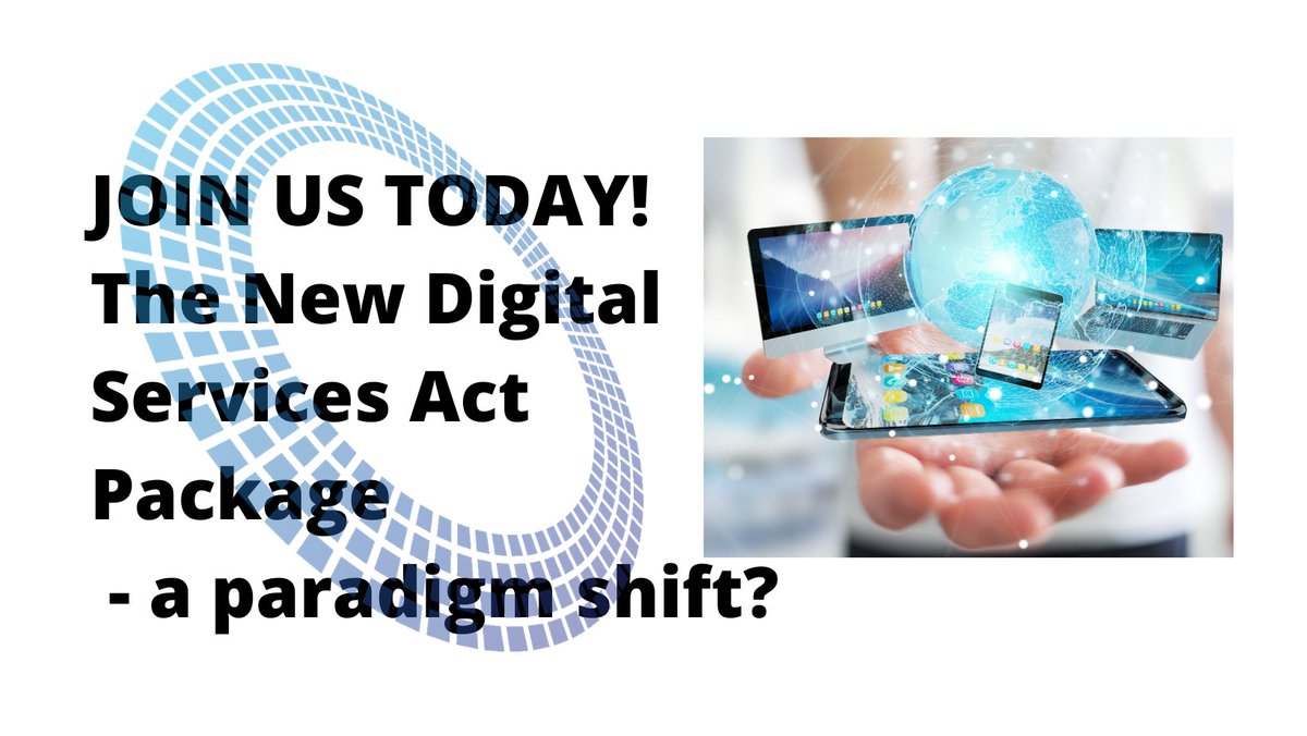 EuAvObservatory's tweet photo. JOIN US THIS AFTERNOON online for a first look at the new EU rules on online services and their possible impact on the audiovisual industry. We start at 15.00 so click here to join us: https://t.co/z1YAqNK6Qn See you this afternoon!
#DSA #VOD #SVOD #streamers #OnDemand https://t.co/65rrryDWpT
