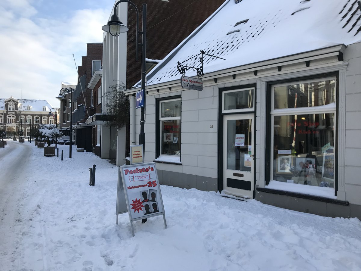 Ons Sjopje in winterse sferen Love my ( S ) Job..