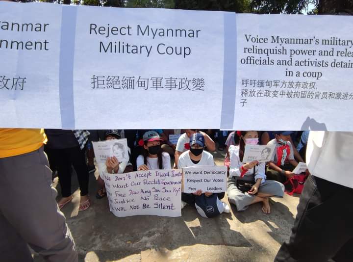 #Justice_for_Myanmar
#We_do_not_accept_Military_Coup
#SaveMyanmar
#CivilDisobedienceMovement
#wefighttogether
#rejectmilitarycoupmyanmar