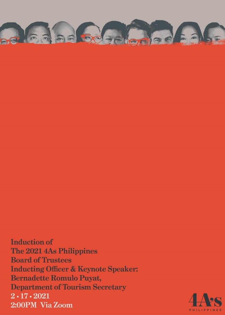 SAVE THE DATE, DEAR 4As MEMBERS! Our first general membership meeting for the year. See you next Wednesday,  February 17.