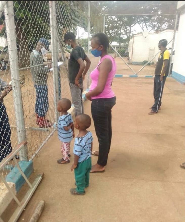 advocatemahere's tweet photo. Dear @PoliceZimbabwe,

What offence did those two boys commit? https://t.co/pJklh4lNyl