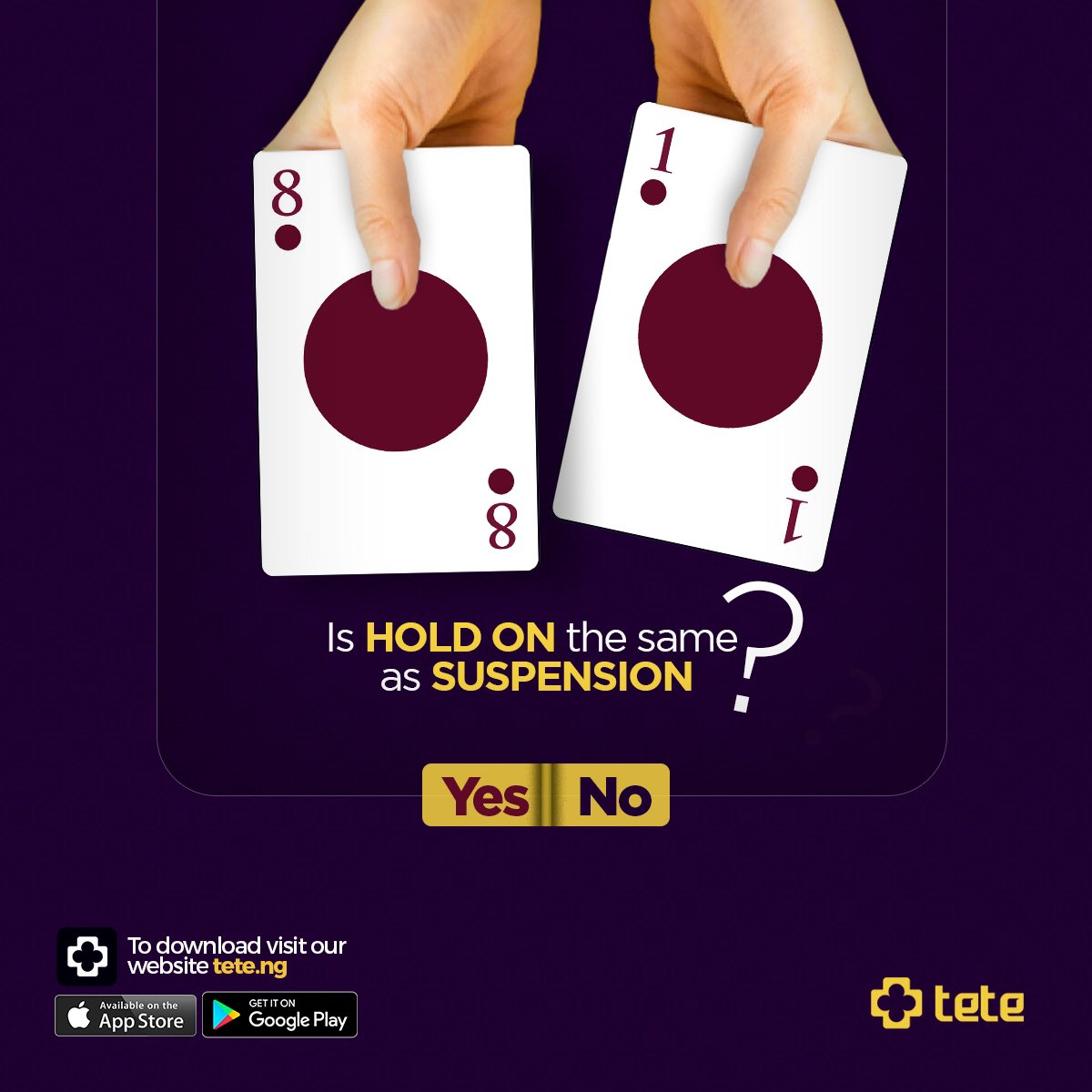 tete__ng's tweet photo. #converseWithTete How do you play your whot? “Is hold on the same with suspension”? #whot #tete.. https://t.co/x6ldR5eX9d