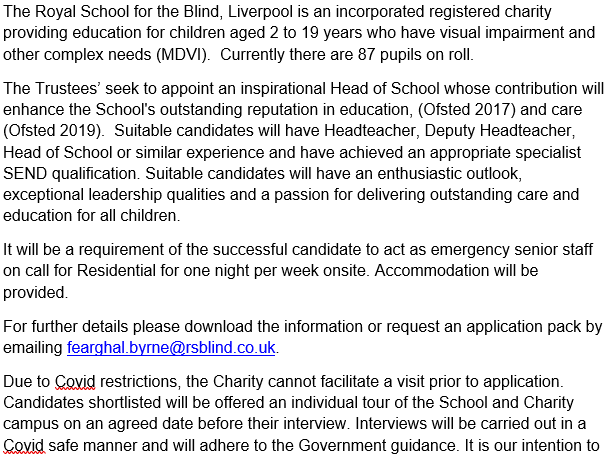 Royal School for the blind Liverpool tweet media