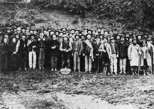 4 In the 1870s a series of protests called 'the revolt of the fields' spread through Britain & Ireland. As the post-war US rebuilt its rural sector & upped exports, global argricultural prices fell. Rural workers faced pay cuts; small farmers faced eviction. They protested