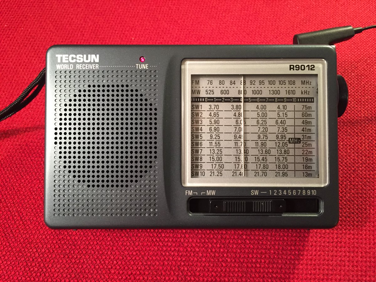 todderbert's tweet photo. "An Old Friend", R.O.T.D.
The Skinny: Enjoying Shortwave Broadcasts this Evening with my Tecsun R9012. Smooth Analog Tuning. Clear Dial. Decent Price. A Perfect Starter Radio.
The Most Excellent R9012 at Amazon: https://t.co/0DufPiCByW
#tecsun #r9012 #shortwave #radio https://t.co/rDqkcHOlIb