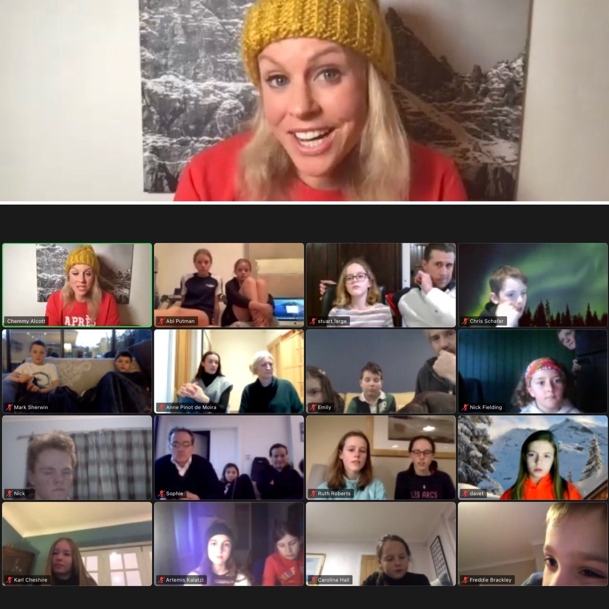 Thank you <a href="/AldershotSRC/">AldershotSkiRaceClub</a> for arranging a GREAT call with <a href="/ChemmySki/">Chemmy Alcott OLY</a>. Some brilliant advice shared and some wise words of wisdom. 100% all the time! Now to get back to the slopes ASAP🤞@precise_racing <a href="/uktonicity/">Tonicity Sports Ltd</a> <a href="/SurbitonSki/">Surbiton Ski Racing</a> <a href="/SHSGirlsPrep/">SHS || Girls' Prep</a> @CStewartSHS <a href="/SurbitonHigh/">Surbiton High School</a> <a href="/SportsSHS/">SHS || Sport</a>