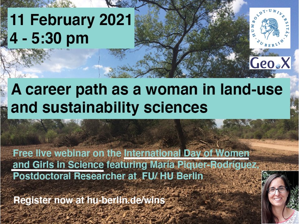 Join us on today's #InternationalDayOfWomenInScience for a live webinar with @MariaPiquerR (<a href="/FU_Berlin/">Freie Universität</a> &amp; #HumboldtUni) who will give an overview of her research topics at the intersection of different institutions and disciplines. → v.hu-berlin.de/?stat=show&vk_… #WomenInScience