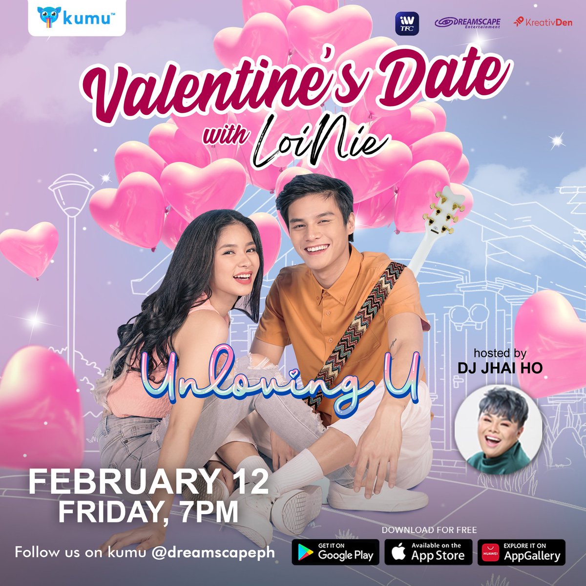 kumuPH's tweet photo. Sama all at makipag kumuwentuhan with LoiNie (@iamAndalioLoisa and @iamr2alonte ) bukas, Feb 12 at 7pm on kumu! Makakasama din ni si Dj Jhai ho (@mor1019jhaiho ) 

#loinie #kumusocialTv https://t.co/bxiB7nwaNr