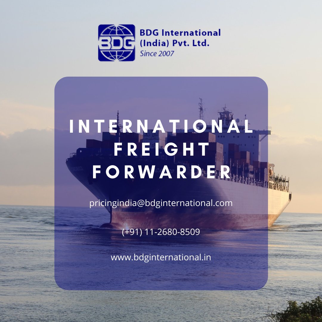 BDG International India is your strong partner for all your freight forwarding needs, connect with us at pricingindia@bdginternational.com
#BDGInternational #BDGInternationalIndia #internationalfreightforwarder #logistics #growth #businessgrowth #airfreight #seafreight