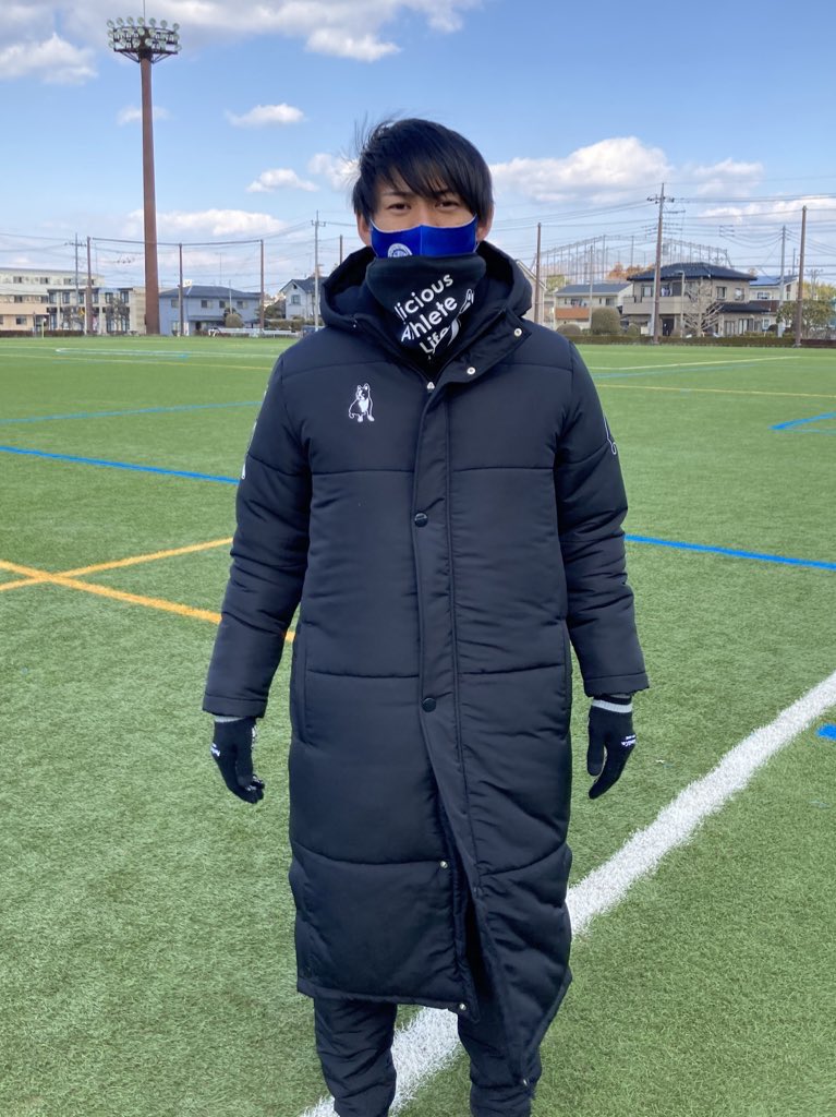 水戸ホーリーホック　ベンチコート　ガビック　gavic 今日、時間によってはすごく冷たい風💨が吹いたりしていますが、こちら