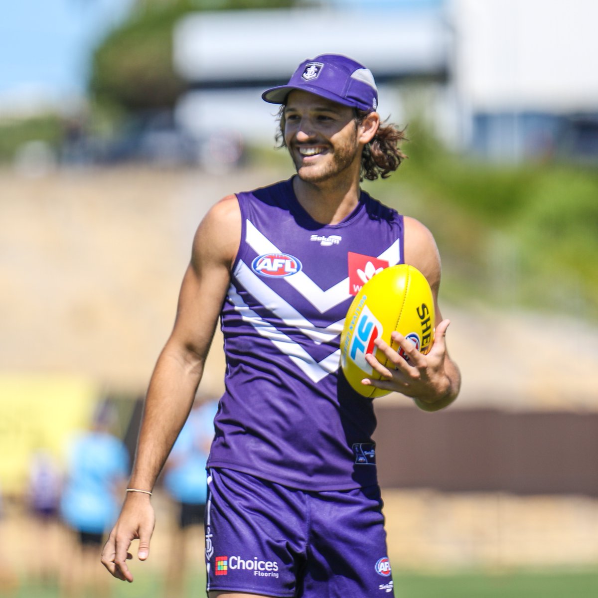 Despite being in full kit, some players still chose to wear hats. But that’s ok 