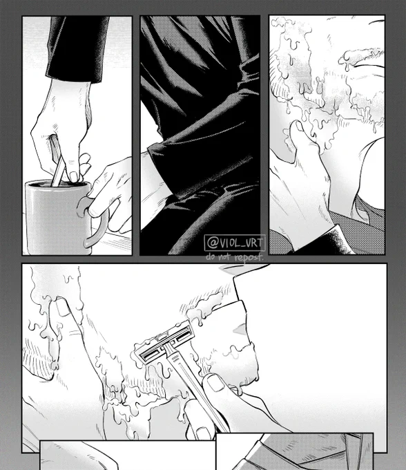 split it into 4 "pages" here, as close-ups? 