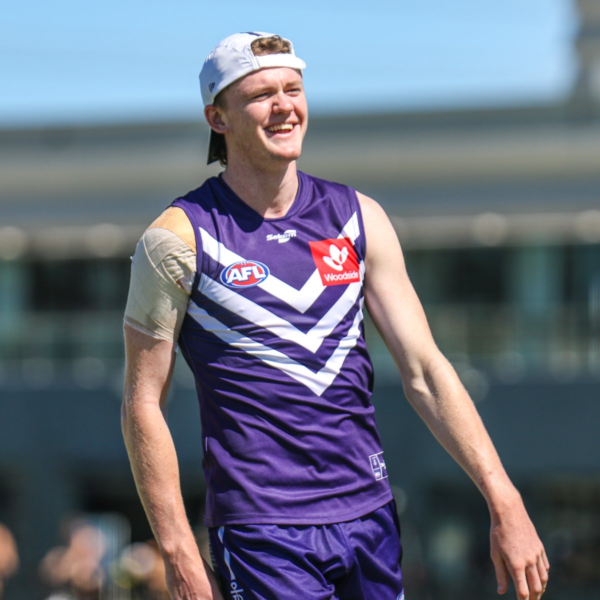 It was Nathan O’Driscoll’s first day training with the full group, while Darcy Tucker returned from injury. Look at how happy they were! 