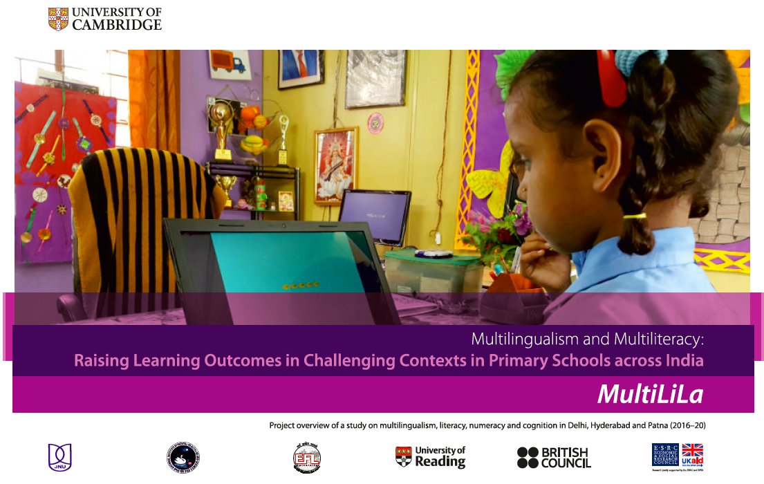 Findings from a study on multilingualism, literacy, and cognition in Delhi, Hyderabad, and Patna (2016-20).  #education  #multilingualism  #lanugagemixing