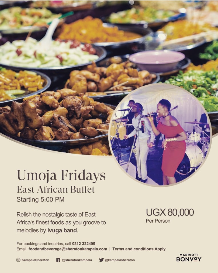ivugaBand's tweet photo. Come start off the Valentine's weekend this Friday 12th February @KampalaSheraton Hotel Paradise With your favourite Live music from your favourite band Ivuga... #GreatBuffet #GreatMusic https://t.co/Kr9PNbPxgw