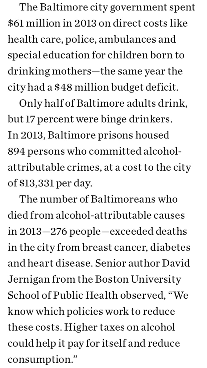 I feel sorry for the people of Baltimore, whenever you hear about the city its never good news