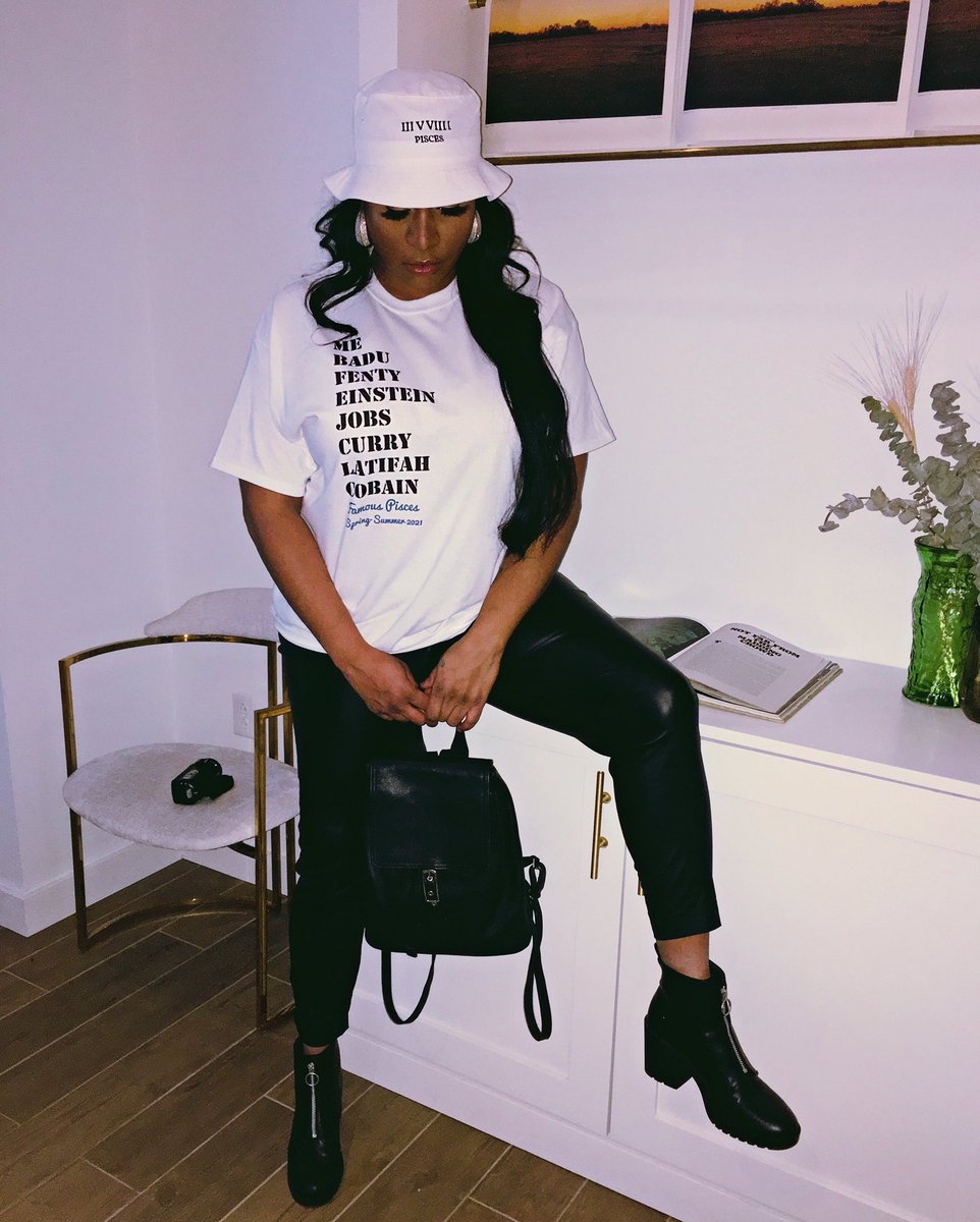 SdotPodcast's tweet image. 305| The Astrology Collection 
Famous Pisces unisex Tshirt
Roman Numeral Birthday bucket hat 
Coming soon this Pisces season. 
February 19, 2021
#pisces