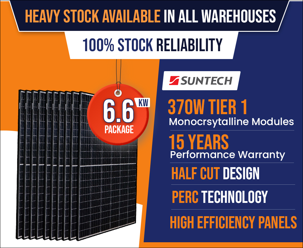 AchieversEnergy's tweet photo. 100% stock reliability for Suntech 370W modules.
Switch to Suntech and never worry about availability.
#achieversenergy #solarwholesalersaustralia #suntech https://t.co/n6KHgUuks4