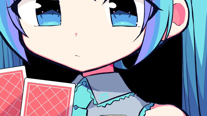 「カード ロングヘアー」のTwitter画像/イラスト(人気順)