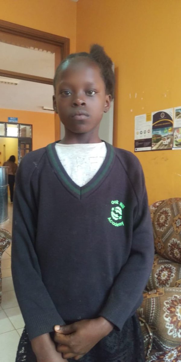 This child is in Ruai police station in Nairobi.  She claims to be hailing from Got Kojowi area. Kindly share until she is connected to her  kins.
Name: Millicent  Akinyi ( Grade 2)
Father's name: Austin
Grandy: Nya Gwassi
The  mother passed on.