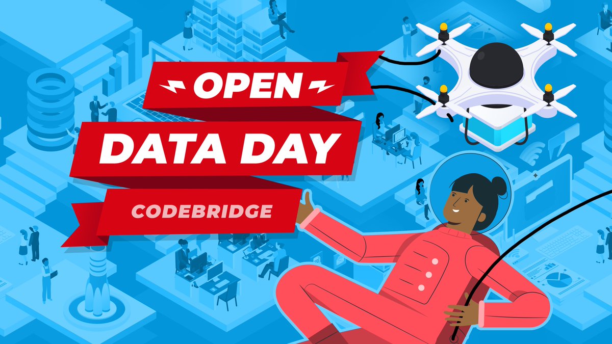 schalkventerdev's tweet image. Join us this year at the free, virtual @codebridge event celebrating International Open Data Day (opendataday.org).
Learn more at: meetup.com/Codebridge/eve…