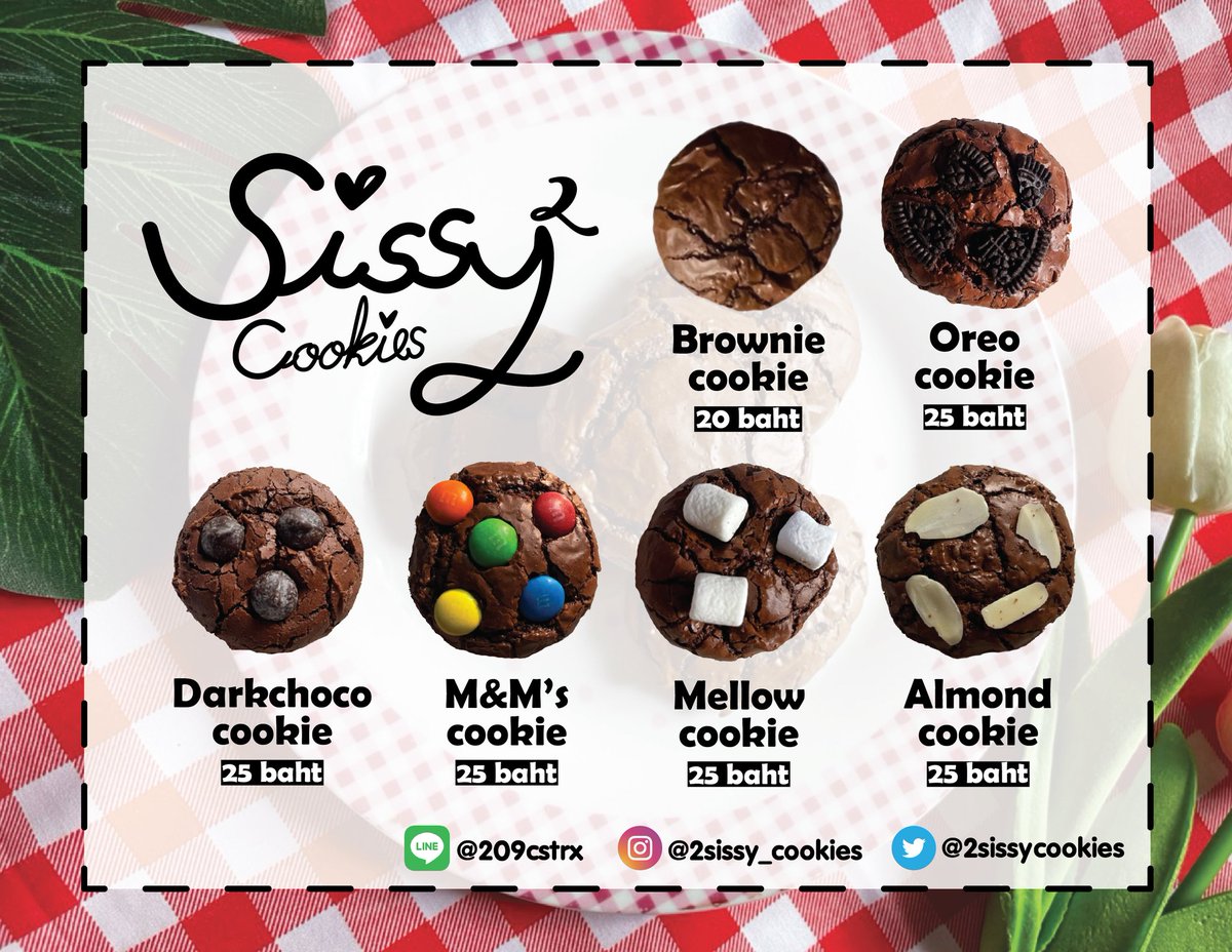 2sissycookies's tweet photo. 新正如意, 新年发财 
เนื่องในวันตรุษจีนปีนี้ แจกคุกกี้ 5 คน คนละ2ชิ้น เลือกหน้าเองได้เลยค่า 💰🧧🍪
กติกา แค่รีทวิต
(ฟลว.ส่งฟรี)

พิเศษ‼ สุ่มแจกอั่งเปา 3 ซองจากทุกออเดอร์ที่สั่งภายในพรุ่งนี้(12 กพ 00.00 น.) 🧧 
#ตรุษจีน2564 #ตรุษจีน #ตรุษจีน2021 https://t.co/q4FzRgCJfV