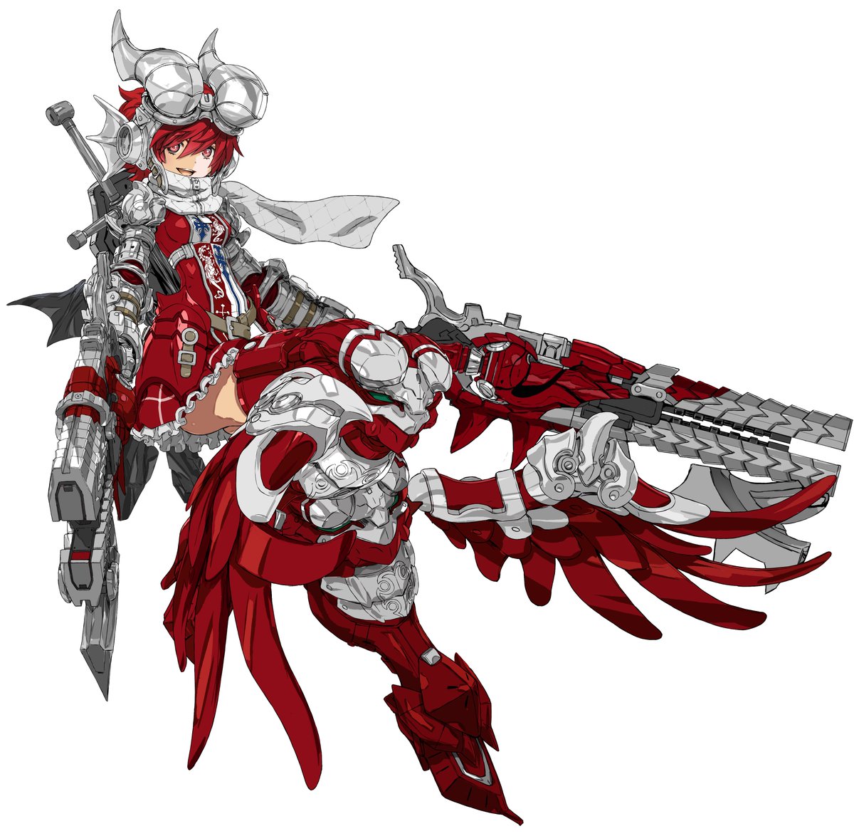 「昔描いたゴッズオーダーのレン君です 」|あきまんPLAMAX「GODZ ORDER」神翼騎士団のイラスト