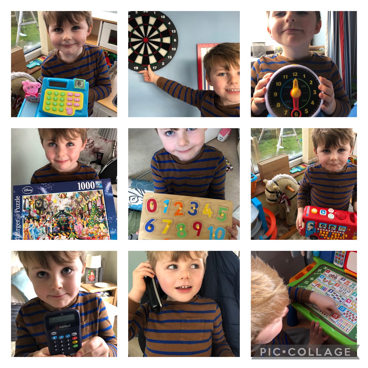 NovaPrimary's tweet photo. Check out this Year 1 superstar who completed this weeks 'Maths PE Challenge'. Look how many items, with numbers on, he was able to find around his house in 2 minutes!!! #nostartoofar #keepingactive #mathsandPE https://t.co/YRR5PKSHTn