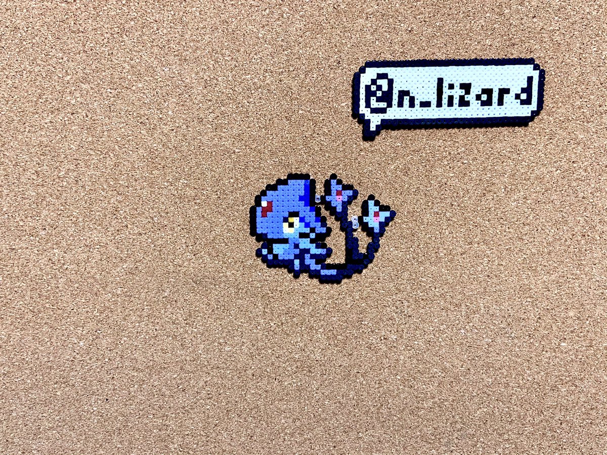 N Lizard على تويتر Ds ポケットモンスター ダイヤモンド パール より アグノム ドット絵 アイロンビーズ