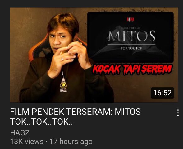 Untuk kedua kalinya, Film DrEAD TEAM dibahas oleh HAGZ!!!

Thanks bang!

youtu.be/j_EAdon9iLw