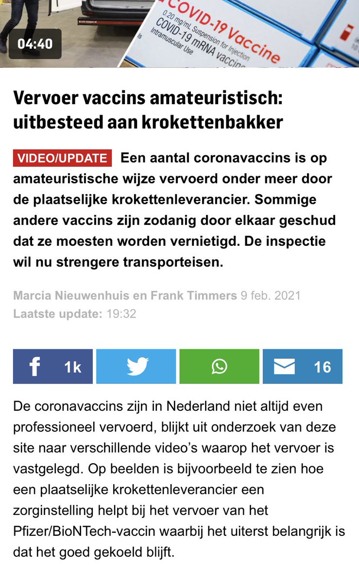 Laat jij je transport van hoogwaardige producten organiseren door een krokettenbakker? 🤔 M.b.v. van ons GDP certificaat en kwaliteitsmanagementsysteem kan worden aangetoond dat de productveiligheid en kwaliteit van geneesmiddelen in de gehele distributieketen zijn gewaarborgd.