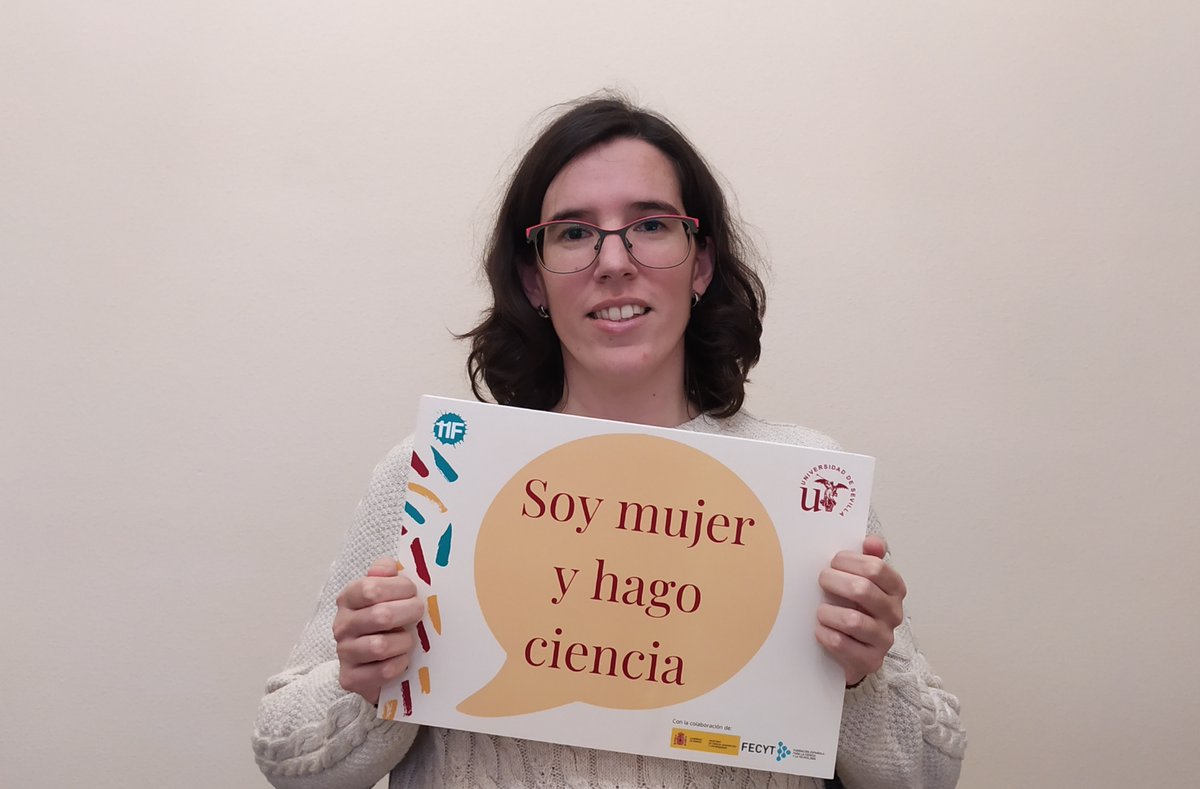 i_garciamoya's tweet photo. Soy mujer y hago ciencia en @unisevilla  ¡Feliz #11F2021 y #11FenlaUS ! #mujeryciencia https://t.co/m77TmJWl6W