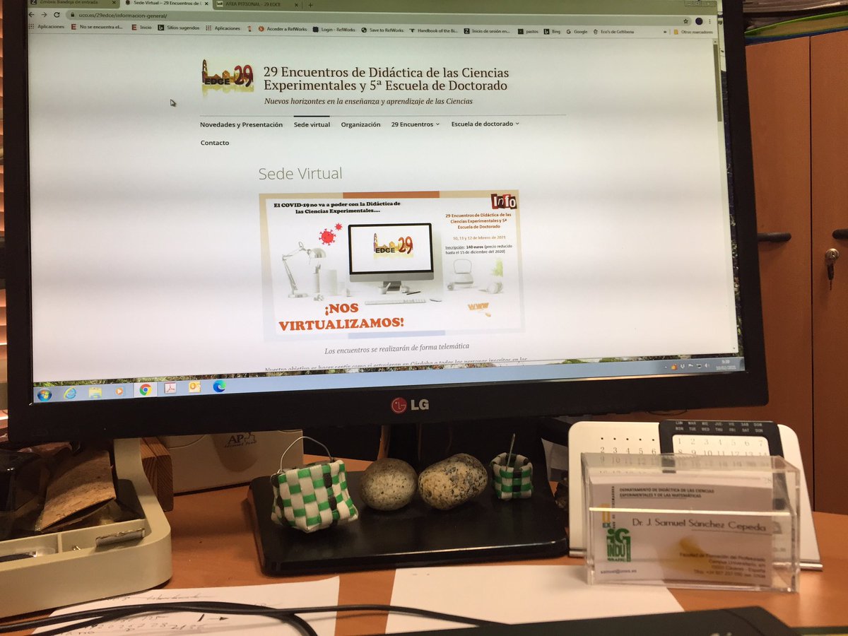 olivarejo's tweet photo. @29_edce #29edce Nuestro trabajo en el Área (Didáctica de las Ciencias Experimentales): 29 Edición, desde Córdoba esta vez (virtual).
👋 Desde 1993 en Cáceres con estos ENCUENTROS. https://t.co/omn3nhgIee