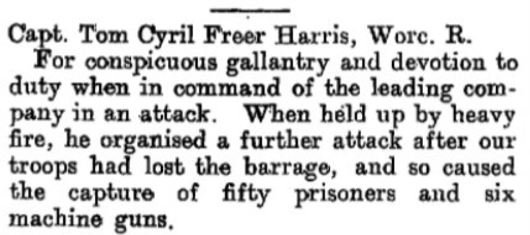 InscriptionsWw1's tweet photo. #RememberedHere
Major Tom Cyril Freer Harris MC &amp; Bar
Died 11 February 1929
Aged 36

#WorcestershireRegiment

#StPaulsChurch #Pedmore #Stourbridge

#WW1 #LestWeForget

Online records via https://t.co/0Nm3vGN2m1 https://t.co/nXasL1M4Tf