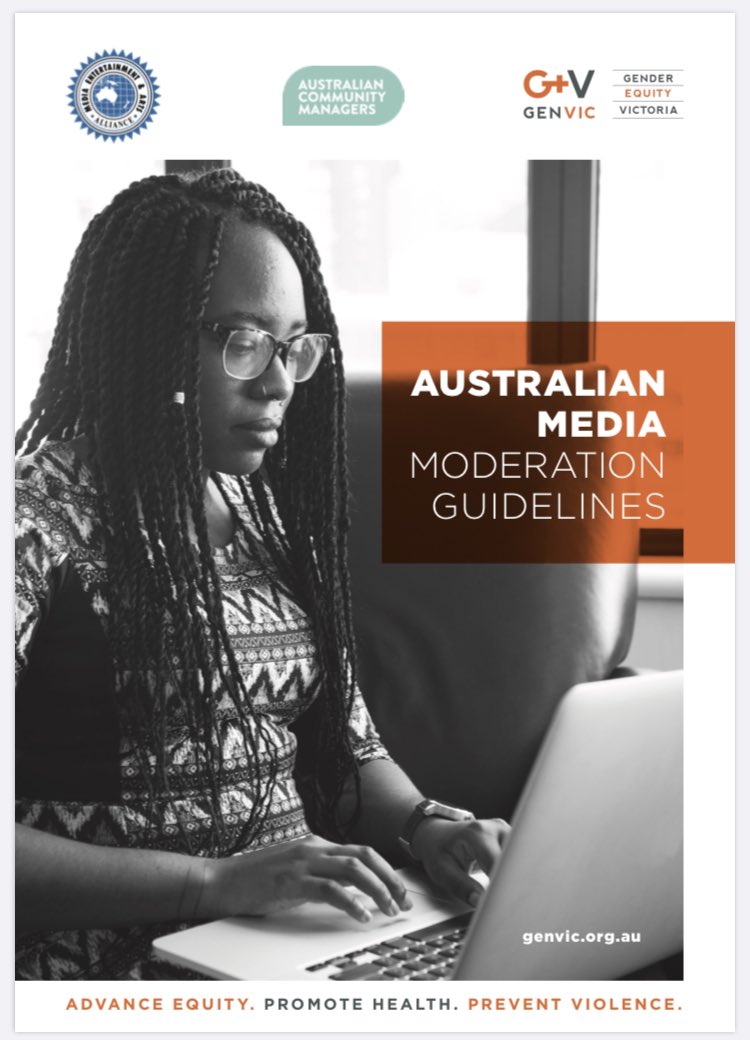 TanjaKovac's tweet photo. Thank you @eSafetyOffice for your work making the #internetsafer good to have @RosalieONeale at the launch of @genderequityvic Australian #media Moderation Guidelines https://t.co/Fw6V20GIWT