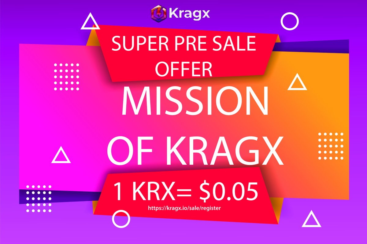 kragxk's tweet photo. MISSION OF KRX:
#KRAGX is to make investing in DeFi more accessible by
creating a secure and easy-to-use blockchain-based decentralized financial platform. You are able to Invest, lend, exchange and earn interest as you save money by owning tokens.
Visit👇
https://t.co/Yror540gaK https://t.co/4kM2g07HBB