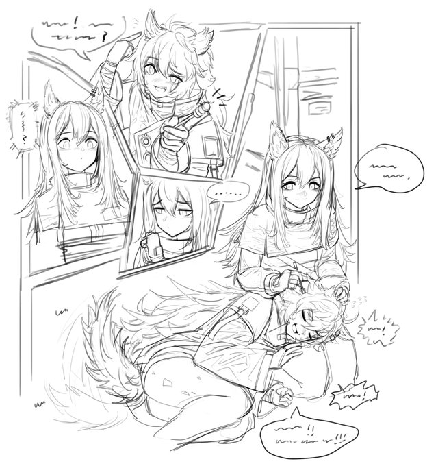 #明日方舟 #アークナイツ #Arknights #Lappland #Texas
라플란드의 청을 들어줘서 귀청소를 해주는 텍사스 sketch 