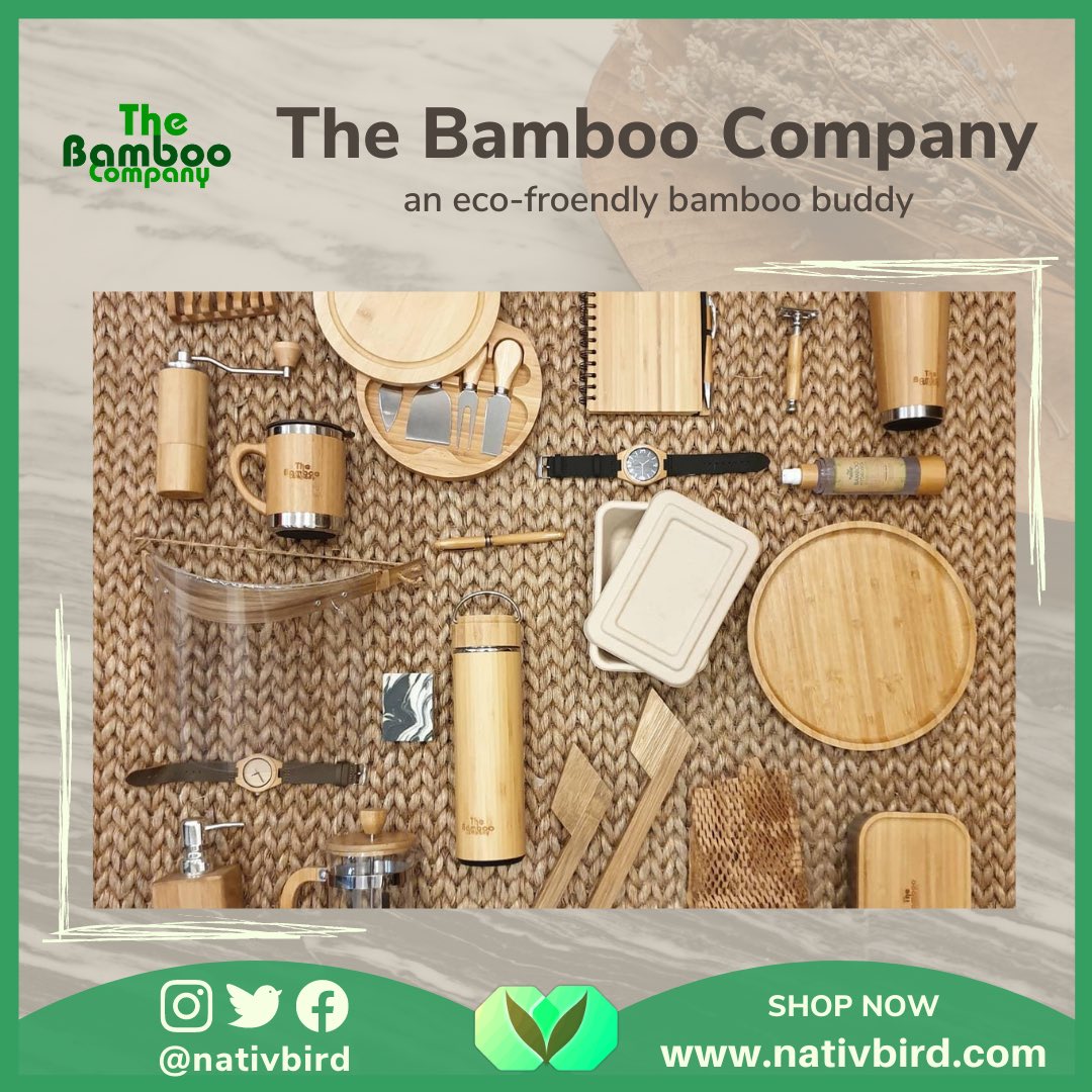 New Partner:The Bamboo Company, we bring all natural, eco-friendly bamboo products for your everyday use. 
Visit, nativbird.com/store/THEBAMBO… to shop now. Tumbler, cup, cutlery set and many more.
#nativbird #shoplocalph #bambooph #reusable #localph #ecofriendlyproducts #ShopLocal