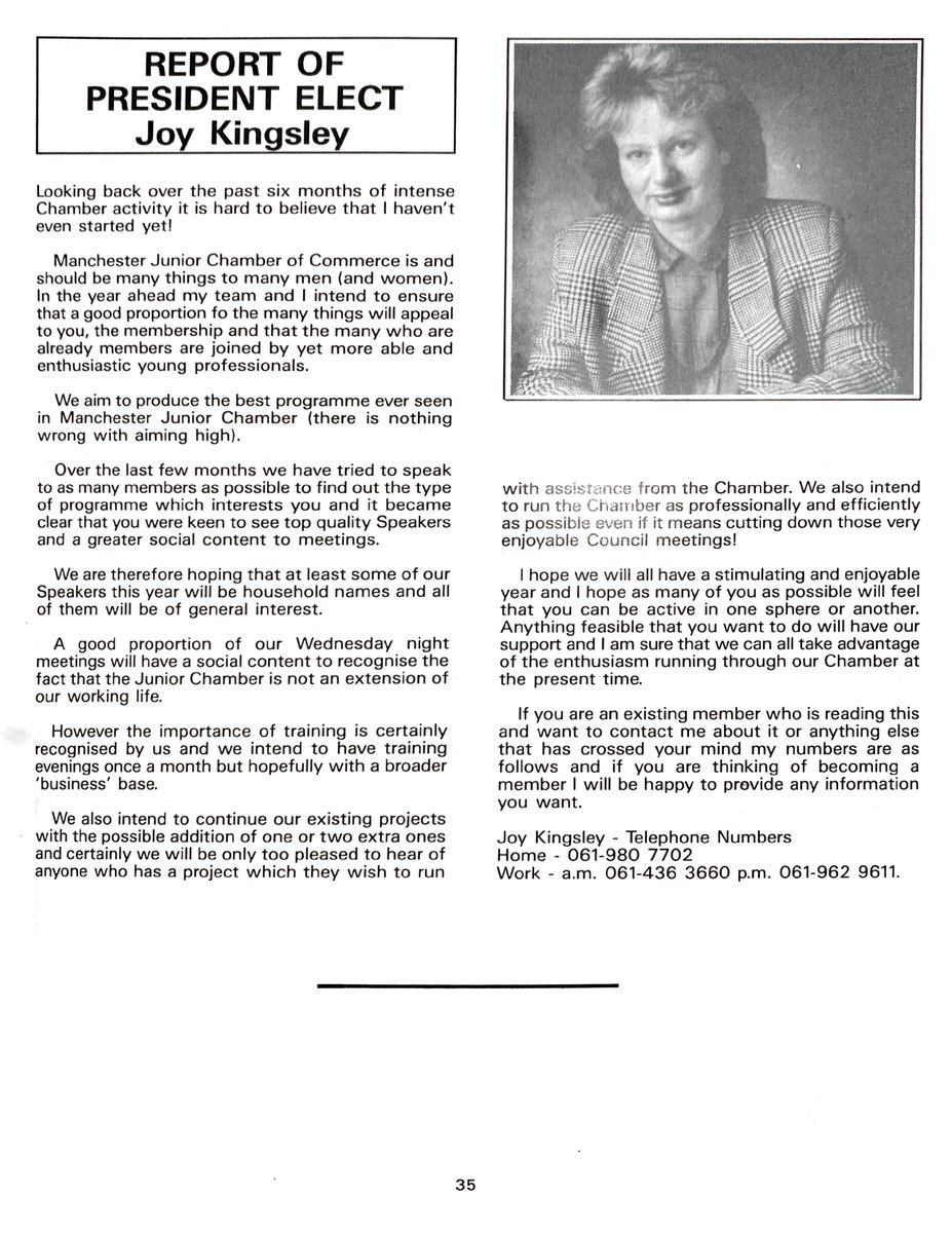 JCIManchester's tweet photo. This weeks #ThrowbackThursday post comes from the 1987/88 report & features quite a few familiar faces & names π #JCIManchester https://t.co/9o5PlPPVaJ
