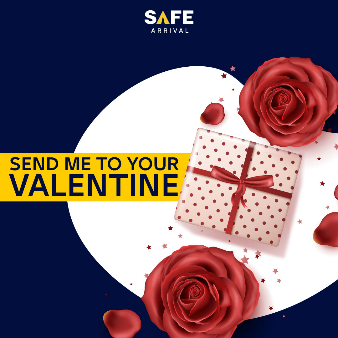 Whether you’re selling the most awesome Valentine’s gift, or simply want to surprise your loved ones with a present, and need it delivered ASAP, we’ve got you covered.

Download Safe Arrival App 
Visit our website safe-arrival.com 

 #happyvalentinesday #wedeliverhappiness