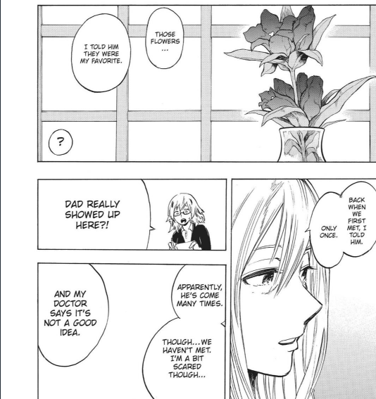 "endeavor brought rei by money."It was a traditional arranged marriage, even though rei knew endeavor intentions she was genuinely interested in endeavor.enji was actually surprised to know that rei's family accepted his proposal as he expected them to reject it.